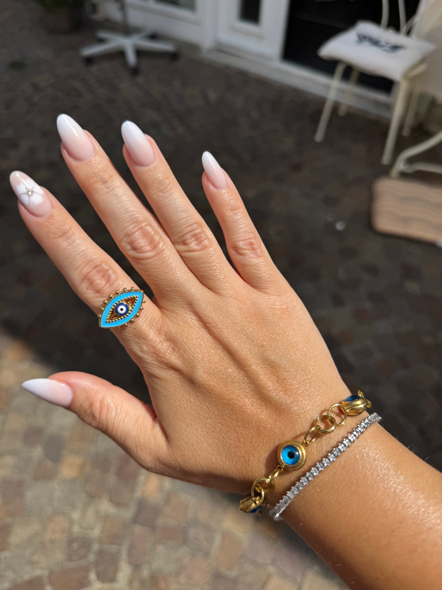 Eye evil ring