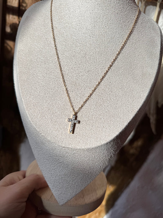 Silber Kreuz Kette