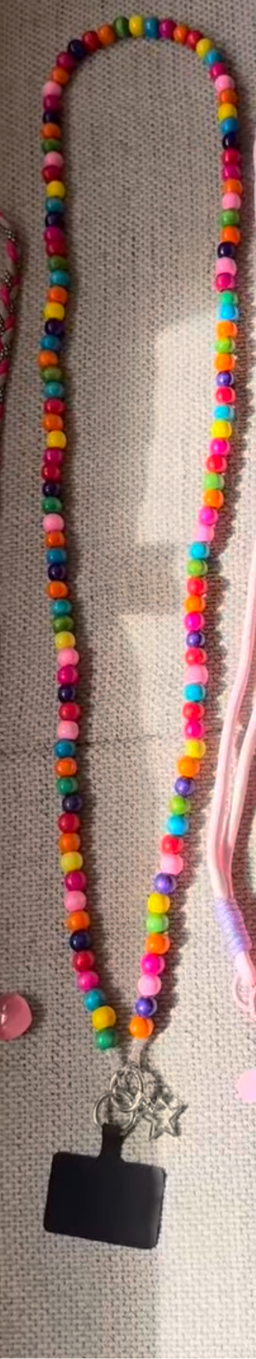 Bunte Perlen handykette