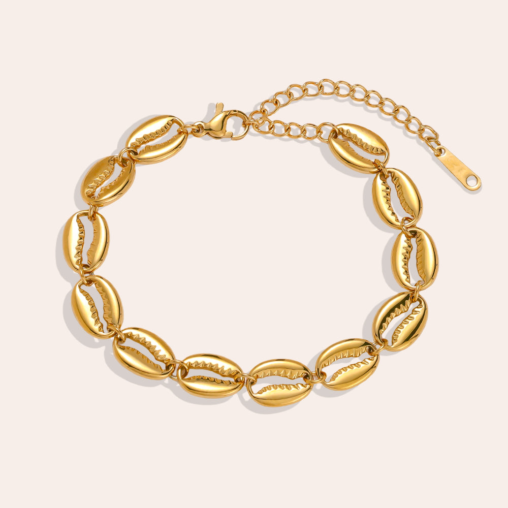 Edelstahl Armband Muschel