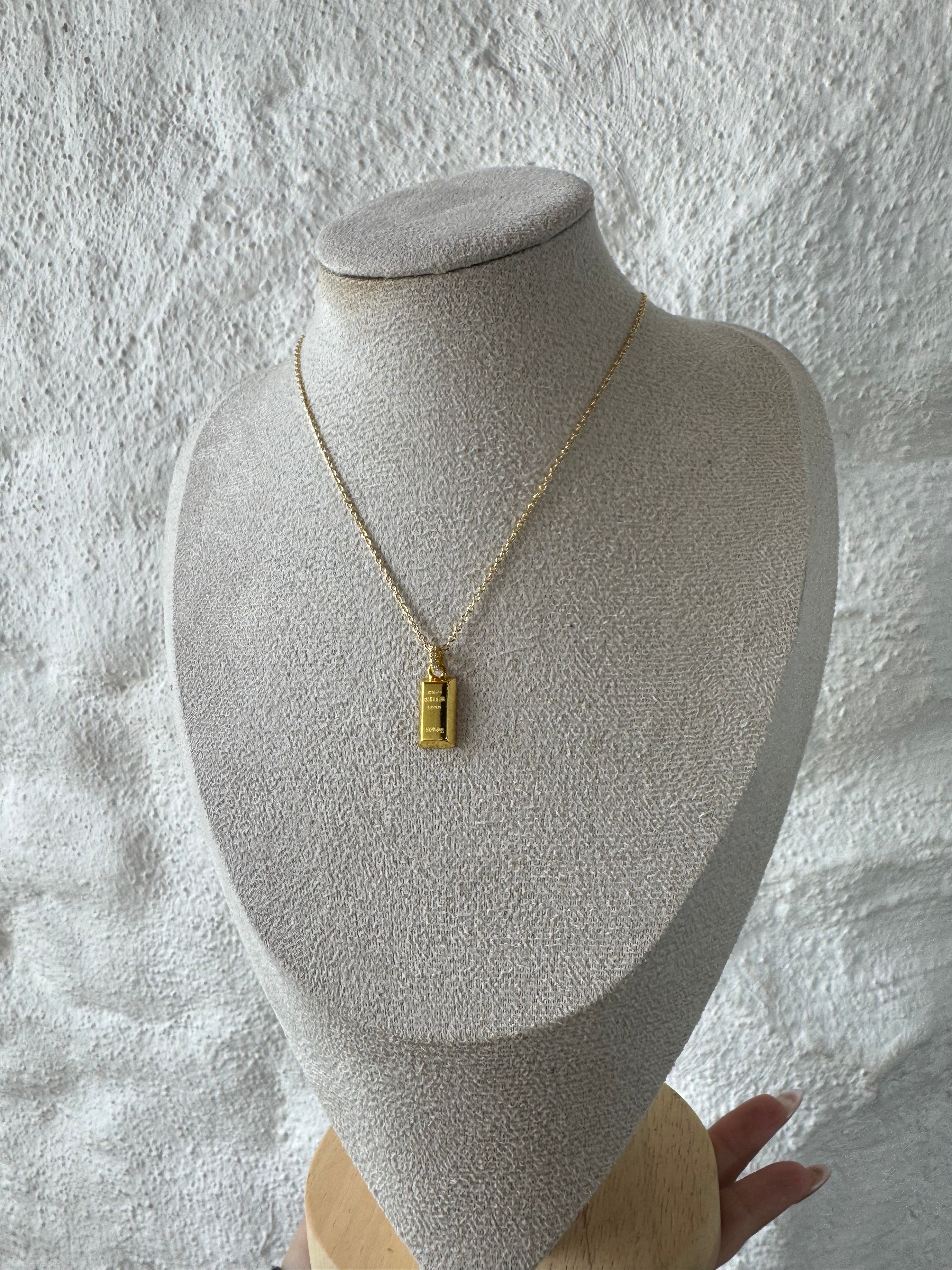 Goldbarren Kette