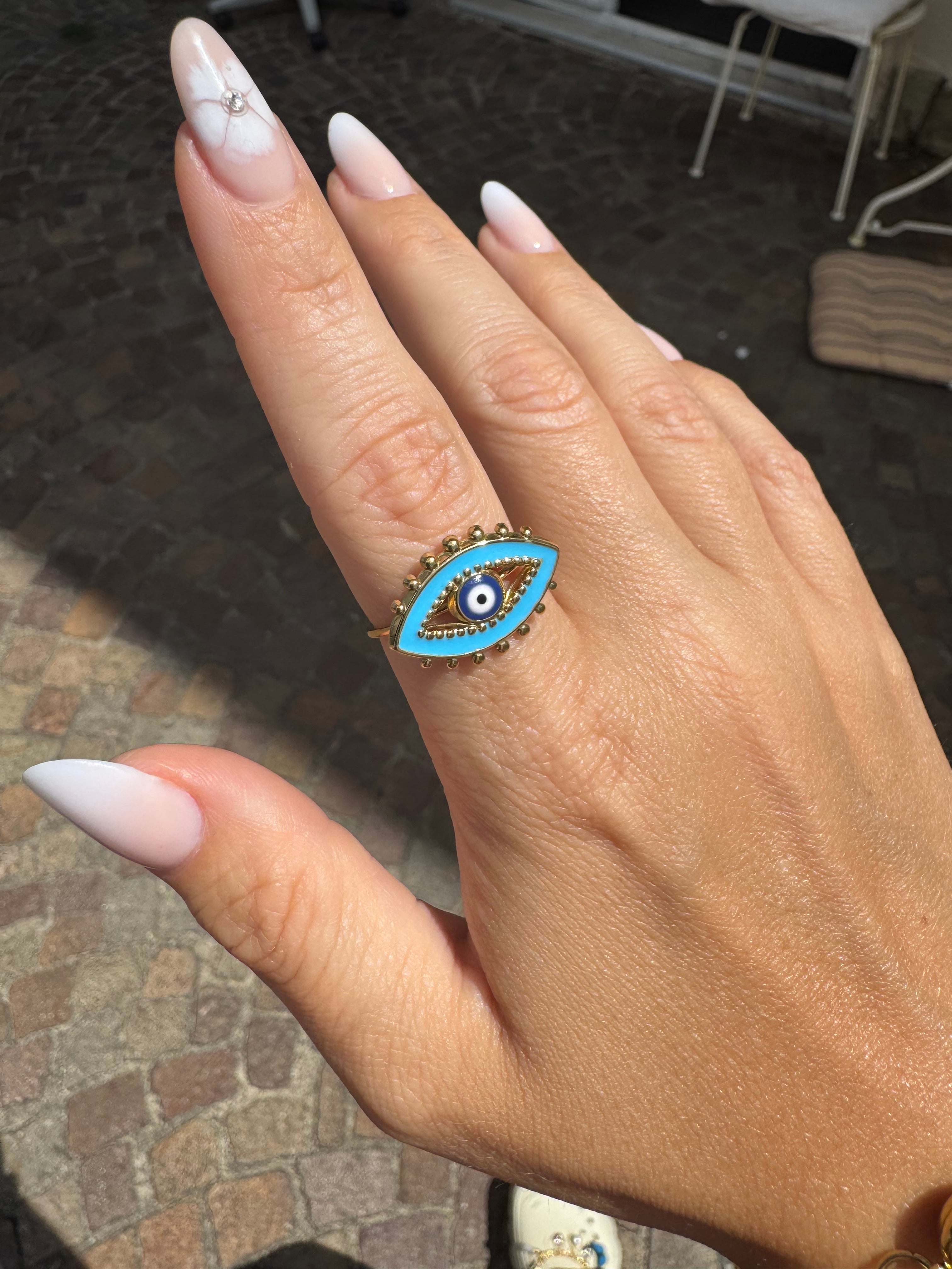 Eye evil ring