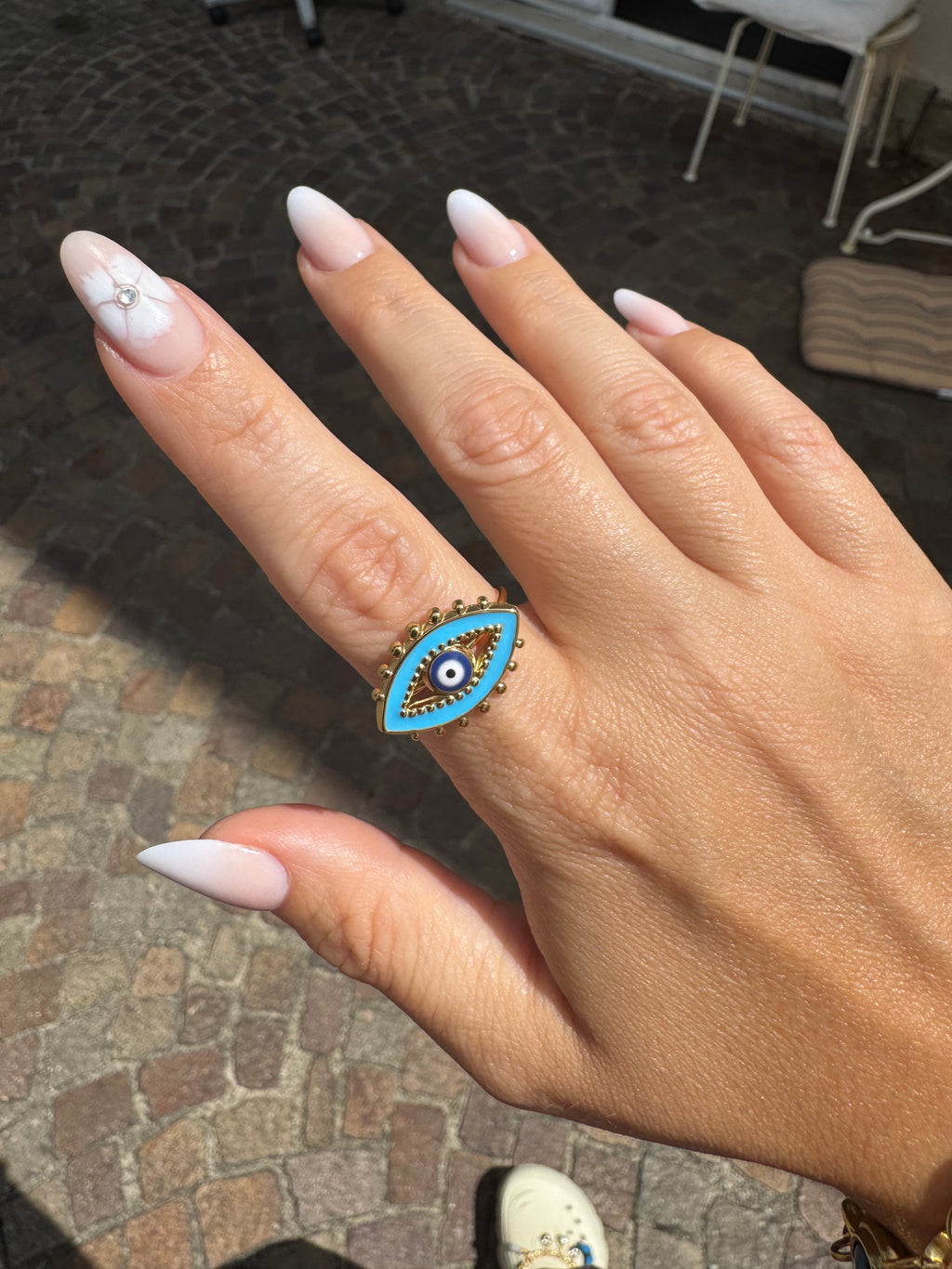 Eye evil ring