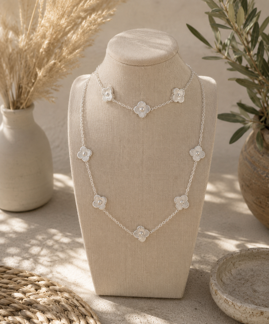 Kleeblatt Armband & Kette
