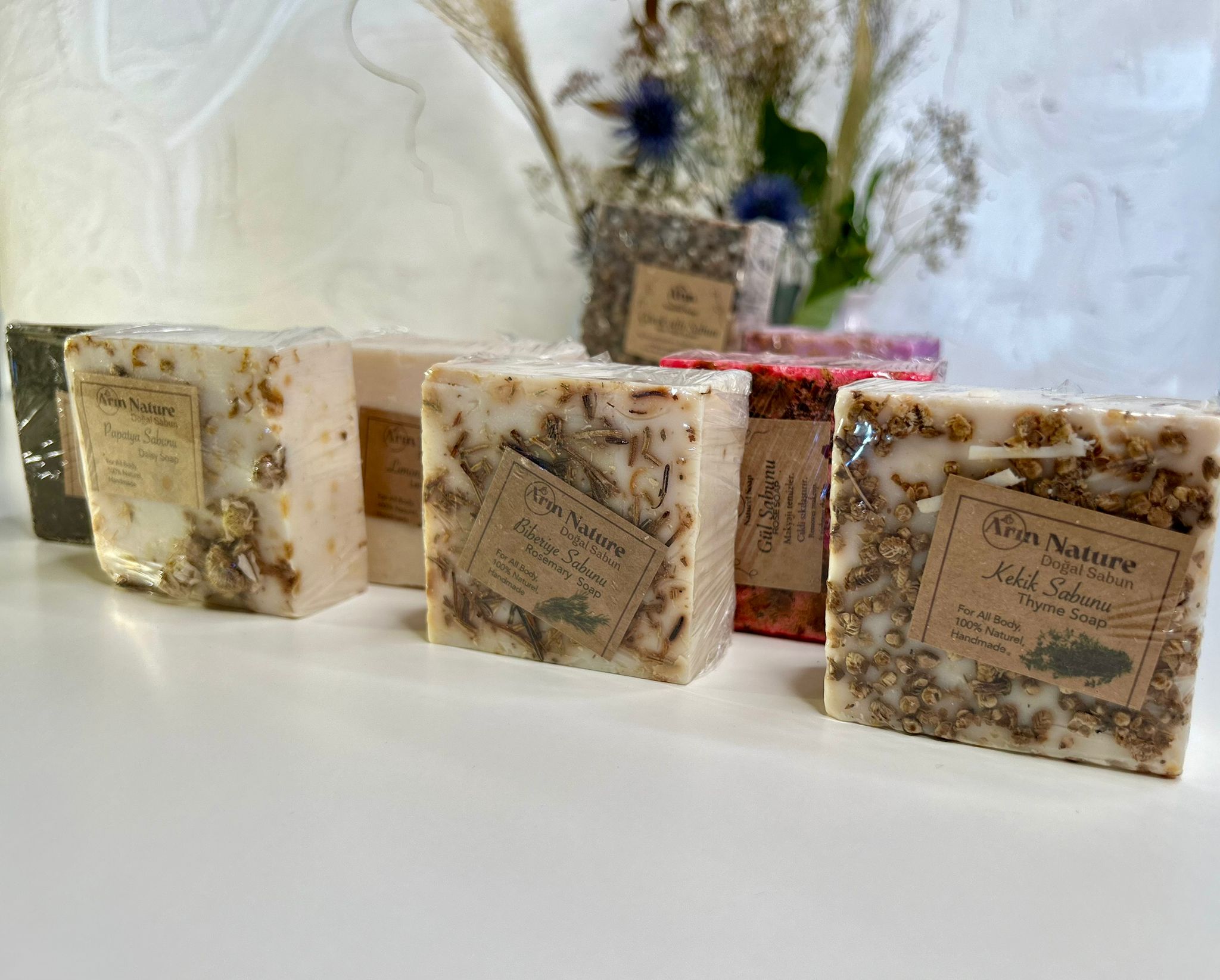 100% Handgemachte Bio  Seifen